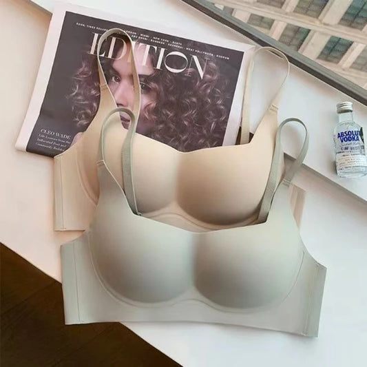 Seamless Wireless Anime Push Up Bra for Small Chest