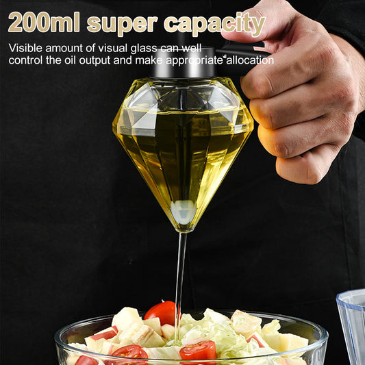 Glass and ABS Honey and Syrup Dispenser with Handle