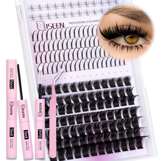DIY Spiky  Lash Cluster Kit with Bond, Seal & Applicator