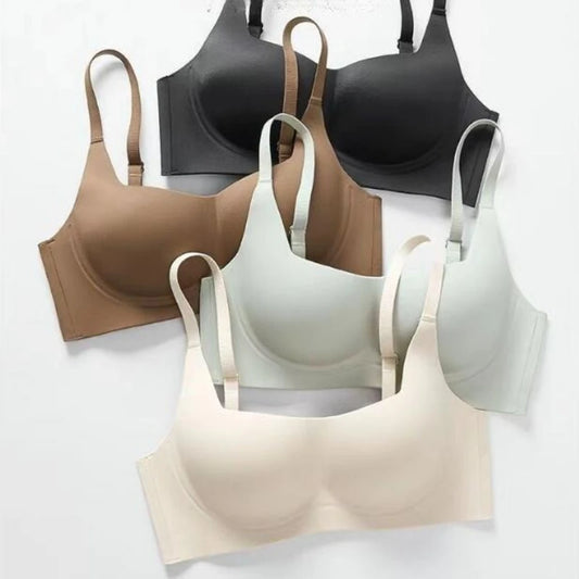 Seamless Wireless Anime Push Up Bra for Small Chest